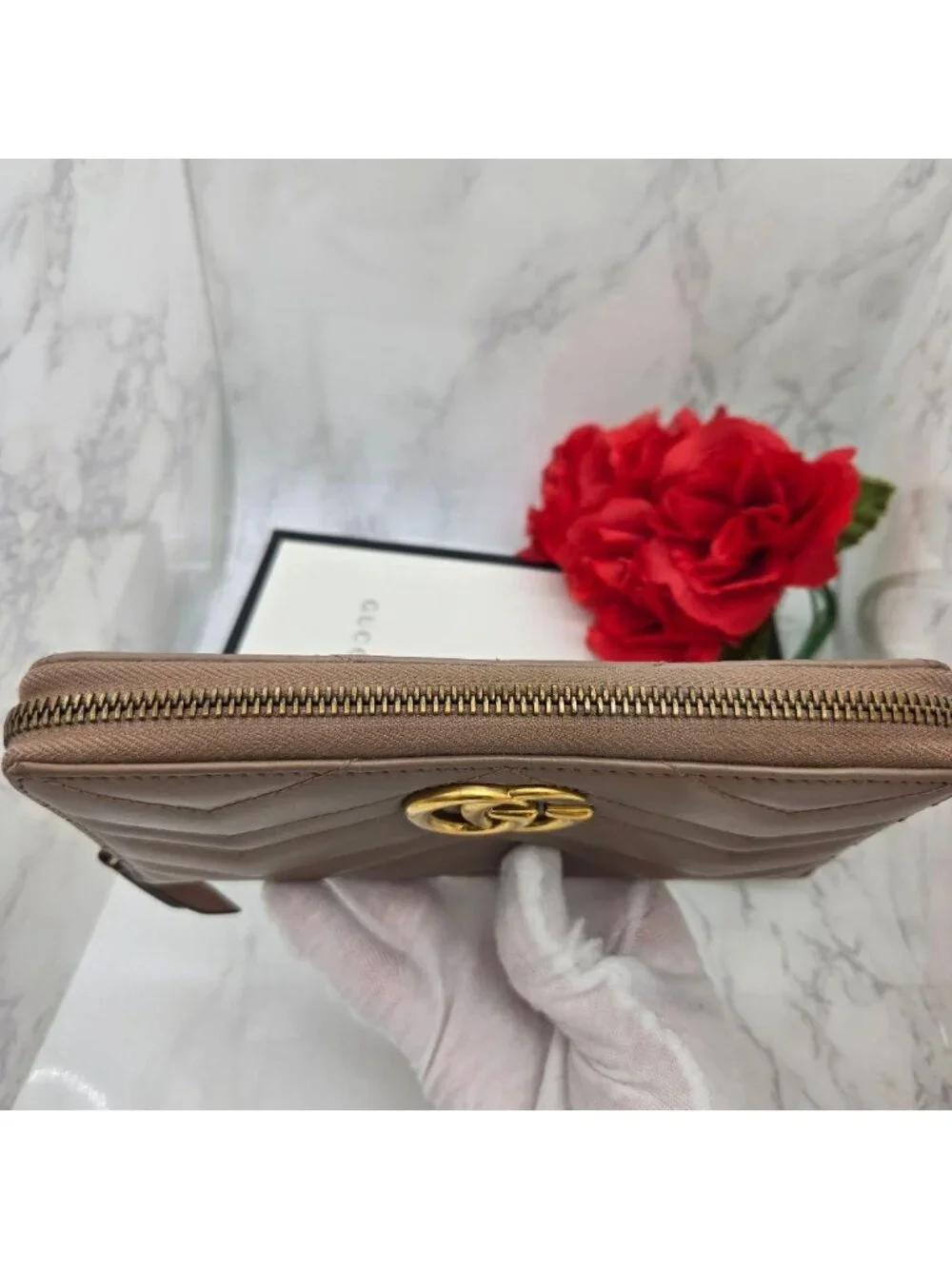 Gucci Wallet GG Marmont Quilted